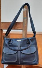 Donkerblauwe handtas, Ophalen, Gebruikt, Blauw, Handtas