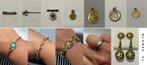 Vintage vergulde sieraden - prijs in de advertentie, Handtassen en Accessoires, Antieke sieraden, Ophalen of Verzenden, Overige materialen