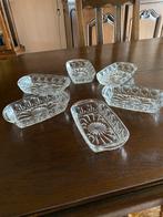 6 glazen schaaltjes, Ophalen, Gebruikt, Schaal, Glas