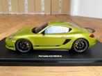 Porsche Cayman R 987 groen metallic 1:18 GT Spirit GT425 ovp, Ophalen of Verzenden, Nieuw, Auto, Overige merken