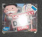 Monopoly deal, duffel editie,  quasi nooit gespeeld, Hasbro, Ophalen of Verzenden, Een of twee spelers, Zo goed als nieuw