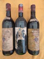 3 oude Italiaanse wijnen – Chianti Riserva (kelderopslag, li, Verzamelen, Wijnen, Ophalen, Rode wijn