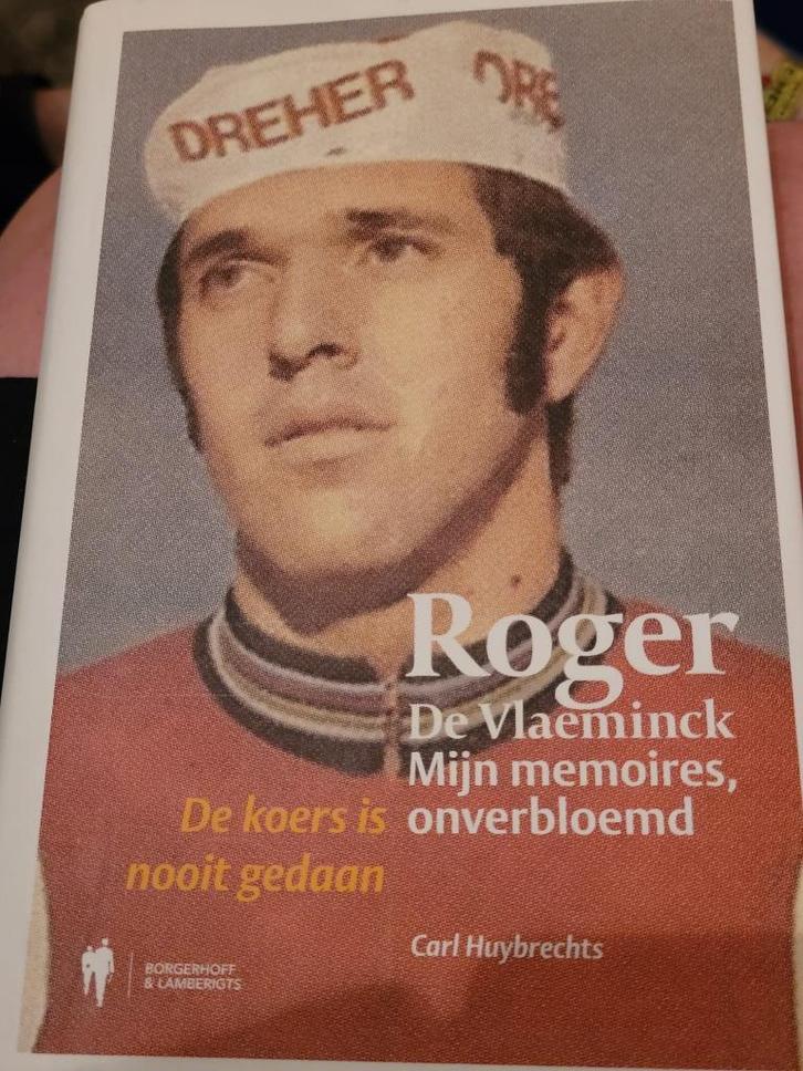 Boek Roger De Vlaeminck, Boeken, Sportboeken, Zo goed als nieuw, Lopen en Fietsen, Ophalen