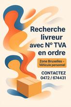 Recherche livreur indépendant avec tva en ordre, Offres d'emploi