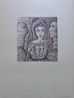 ARMAND SIMON / SURREALISME / ZW-W LITHO / 66x50cm / SIG, Enlèvement ou Envoi