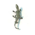 Salamander broche 925 zilver, Ophalen of Verzenden, Zo goed als nieuw, Zilver
