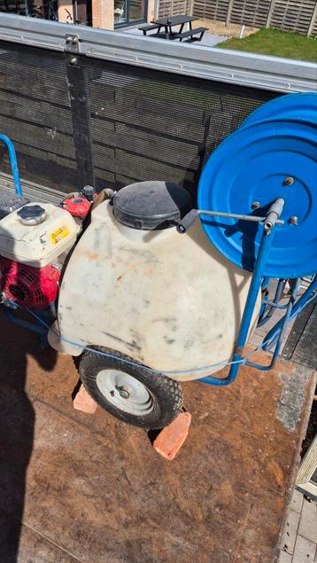 Honda gx 160 motor sproeier 120 liter eigenschappen zie foto, Ophalen of Verzenden, Gebruikt