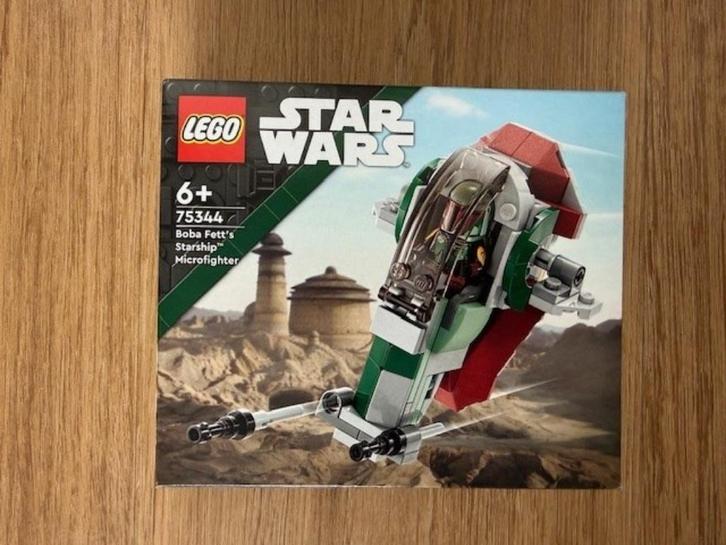 Lego 75344 - Boba Fett's sterrenschip Microfighter, Kinderen en Baby's, Speelgoed | Duplo en Lego, Nieuw, Lego, Complete set, Ophalen of Verzenden