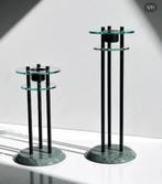 Set van 2 Memphis kandelaars, Huis en Inrichting, Ophalen of Verzenden, Groen, Kandelaar