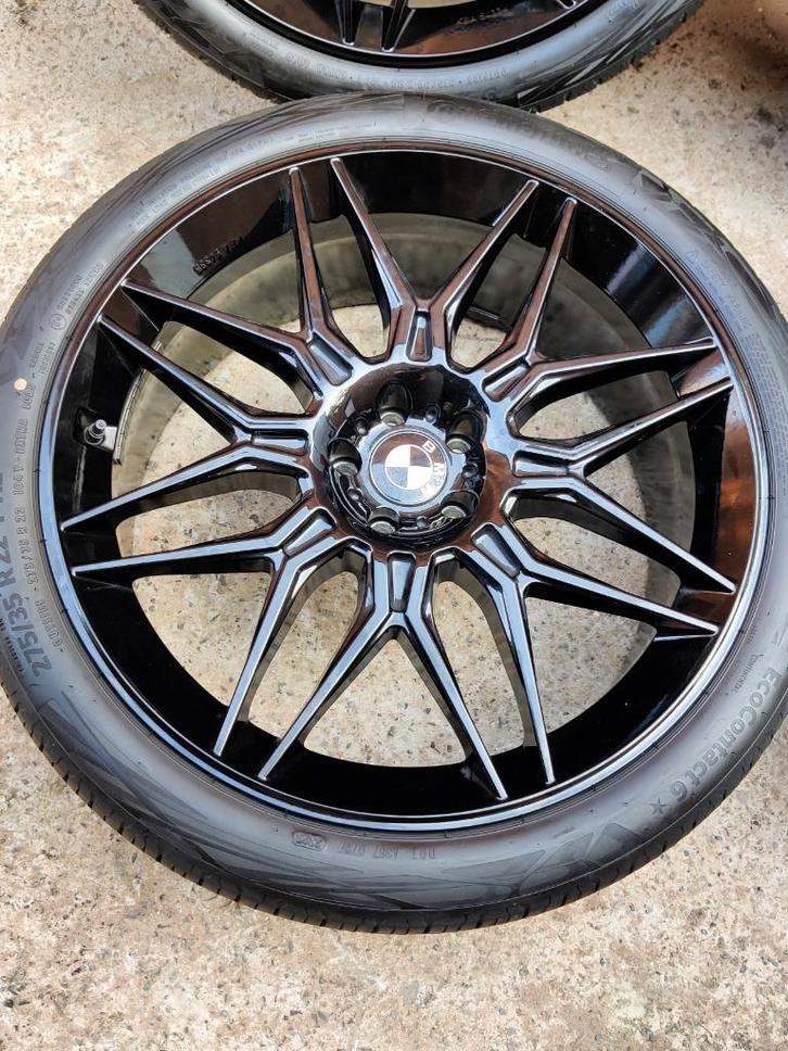 22 inch X5 velgen met banden, Auto-onderdelen, Banden en Velgen, Banden en Velgen, Zomerbanden, Overige maten, 315 mm, Personenwagen
