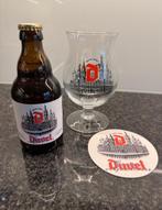 Duvel glas en flesje gesigneerd gentse verzamelaars, Verzamelen, Ophalen, Zo goed als nieuw, Duvel