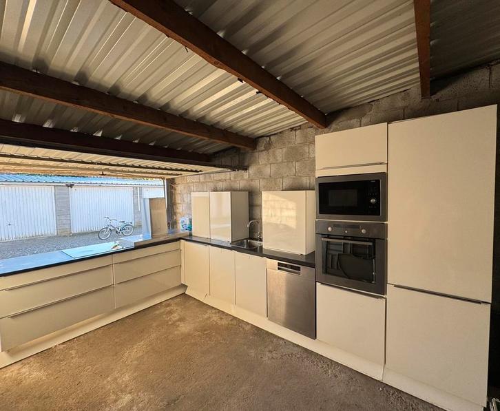 Witte Moderne Hoogglans Keuken * Compleet incl Toestellen *, Huis en Inrichting, Keuken | Complete keukens, Zo goed als nieuw