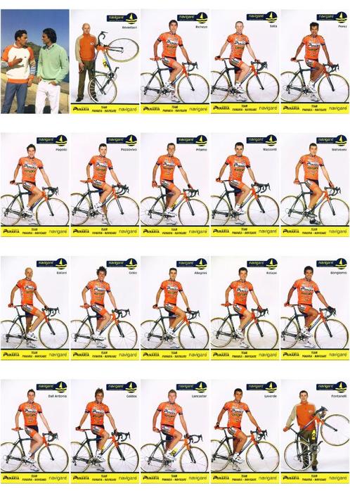 CP Cyclisme l'équipe Panaria Navigare 2006, Collections, Cartes postales | Thème, Non affranchie, 1980 à nos jours, Sports et Jeux