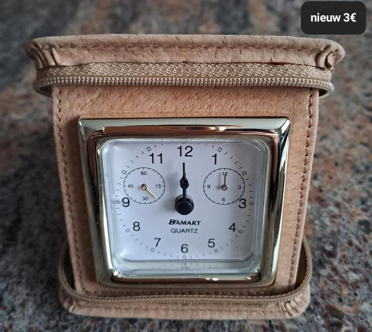 vintage reiswekker, Antiek en Kunst, Antiek | Klokken, Ophalen of Verzenden