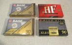 4 nouvelles cassettes - BASF/Sony/Maxell, Enlèvement ou Envoi, Neuf, dans son emballage, Vierge