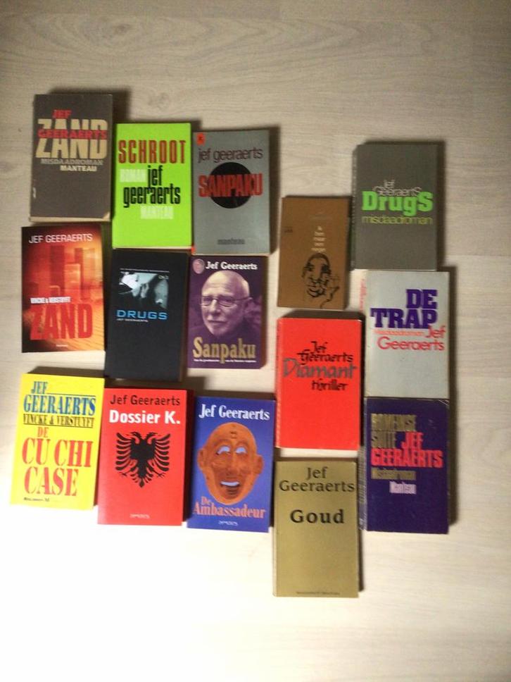 Jef Geeraerts pakket, Boeken, Literatuur, Gelezen, Ophalen of Verzenden