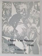 HENRI VAN STRATEN oeuvrecatalogus ., Antiek en Kunst, Ophalen of Verzenden