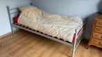 Metalen bed, Maison & Meubles, Chambre à coucher | Lits, Comme neuf, 80 cm, Enlèvement, Une personne