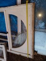 Fenetre en bois châssis avec ouvrants arc en plein cintre, Enlèvement