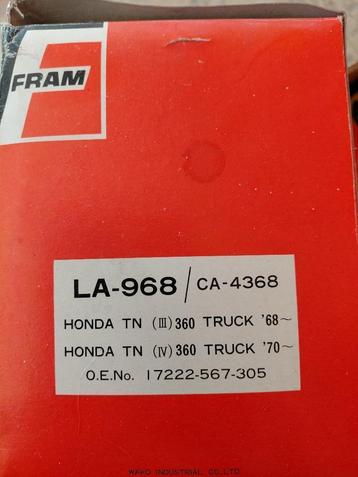 Honda tn 360 tn360 luchtfilter beschikbaar voor biedingen