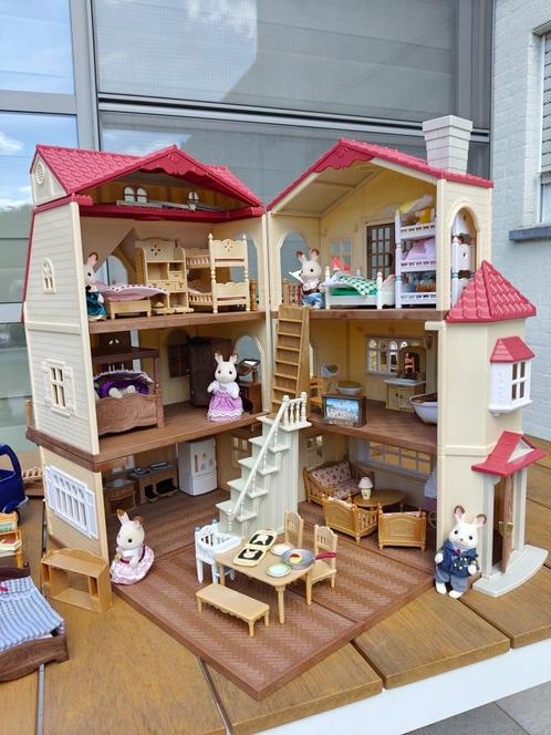Sylvanian familiehuis en vuurtoren, Verzamelen, Speelgoed, Zo goed als nieuw, Ophalen