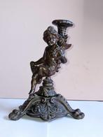 Kandelaar of kandelaar in brons of zemak, Antiek en Kunst, Antiek | Brons en Koper, Ophalen of Verzenden, Brons