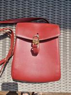 Heel schattig rood lederen handtasje van Delvaux, Handtassen en Accessoires, Ophalen of Verzenden, Zo goed als nieuw, Rood