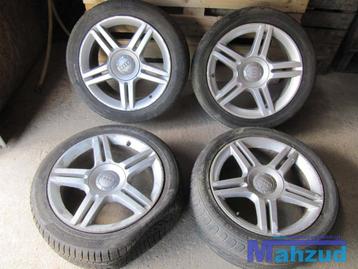 VW SEAT AUDI A4 BANDEN VELGEN 5X112 235 45 17 INCH beschikbaar voor biedingen