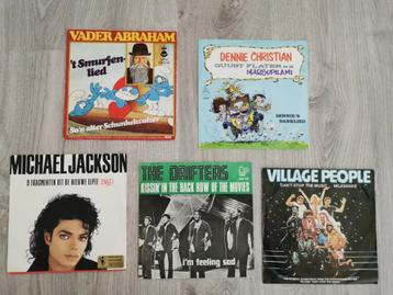 lotje van 5 singles - Jackson, oldie, Nederlands, disco beschikbaar voor biedingen