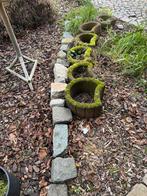 Gratis bloembakken / stenen, Ophalen, Gebruikt