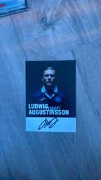 Ludwig Augustinsson gesigneerde spelerskaart, Enlèvement ou Envoi, Neuf, Cartes de joueur