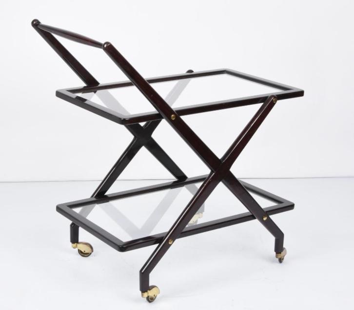 Italiaanse serveerwagen, jaren 1950, Antiek en Kunst, Kunst | Designobjecten, Ophalen of Verzenden