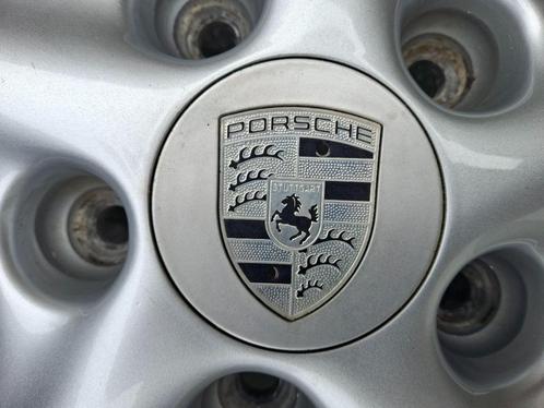 17inch porsche wielen plus adaptors naar 4x100, Auto-onderdelen, Banden en Velgen, Banden en Velgen, Zomerbanden, 17 inch, 195 mm