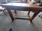 massieve tafel + stoelen, Huis en Inrichting, Tafels | Eettafels, Ophalen, Gebruikt, 100 tot 150 cm, 50 tot 100 cm