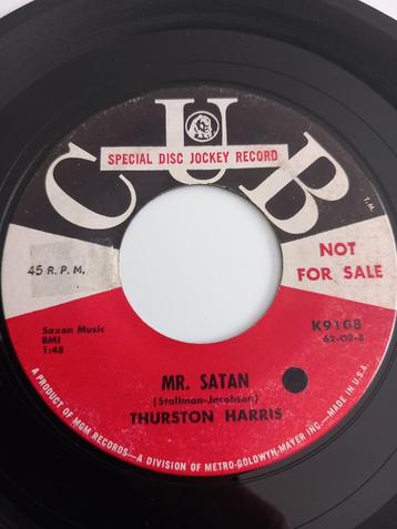 THURSTON HARRIS. MR SATAN. POPCORN USA 45T, Enlèvement ou Envoi, Comme neuf