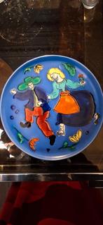 Assiette Céramique Vallauris -Cerenne vintage, Antiquités & Art, Enlèvement ou Envoi