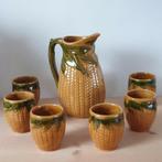 Pot à maïs en poterie hongroise vintage avec tasses, Antiquités & Art, Antiquités | Céramique & Poterie, Enlèvement ou Envoi