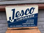 Jesco Limonade oud reclamebord ‘53, Verzamelen, Ophalen of Verzenden, Gebruikt, Reclamebord
