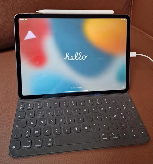 Ipad pro (2de generatie) 1TB met toetsenbord en apple stylus, Computers en Software, Apple iPads, Zo goed als nieuw, Ophalen