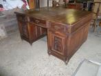 MASSIEF EIKEN DUBBEL FASE LOUIS XVI BUREAU, Antiek en Kunst, Ophalen