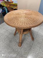 Table ronde en rotin, Maison & Meubles, Tables | Tables d'appoint, Comme neuf, Enlèvement