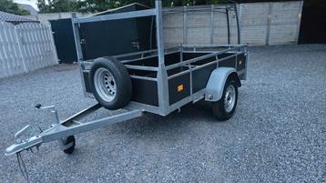 Aanhangwagen 2.25 x1.30 in perfecte staatv7polige stekker, Fietsen en Brommers, Fietsaccessoires | Aanhangwagens en Karren, Ophalen