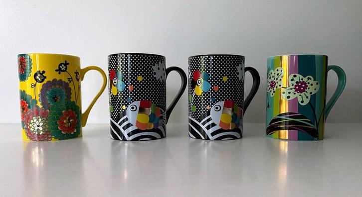 Mugs PYLONES (4), Huis en Inrichting, Keuken | Keukenbenodigdheden, Nieuw, Ophalen of Verzenden