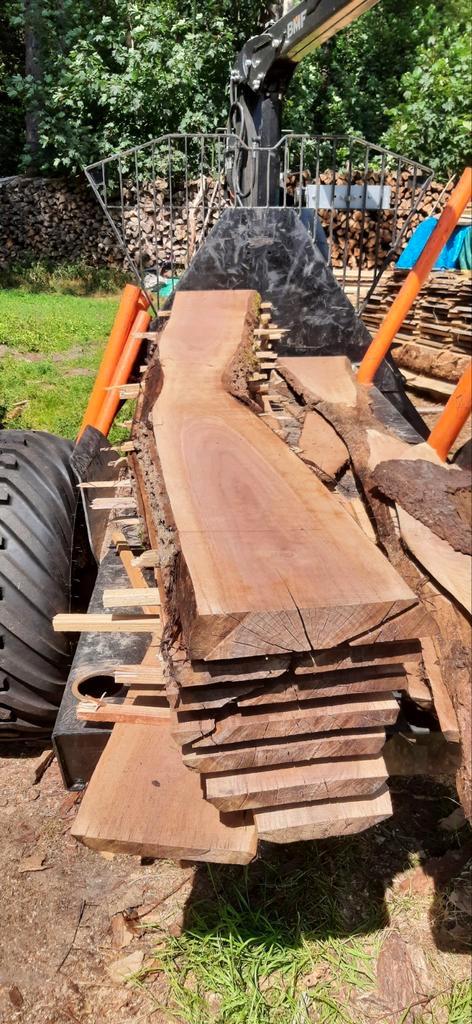 Planche plateau noyer noir, Tuin en Terras, Palen, Balken en Planken, Zo goed als nieuw, Planken, Ophalen