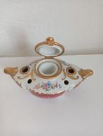 Antieke Limoges inktpot, Ophalen of Verzenden