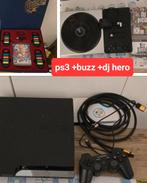 Buzz en DJ Hero PS3-consolebundel, Games en Spelcomputers, Spelcomputers | Sony PlayStation 3, Ophalen of Verzenden, Zo goed als nieuw