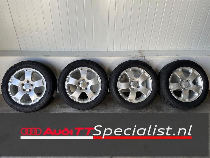 Winterbanden set op 16" velgen Audi ( A3 ), Auto-onderdelen, Banden en Velgen, Banden en Velgen, Winterbanden, 16 inch, 205 mm