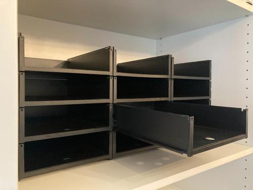 Zwarte brievenbakjes zonder ladefront, Diversen, Bureau-accessoires, Gebruikt, Ophalen of Verzenden
