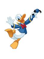 Donald Duck muurstickers L, 2 maal 45 x 65 cm, Muurdeco4kids, Décoration murale, Enlèvement ou Envoi