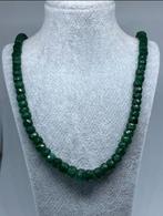 Ketting met Natuurlijke Smaragden 4-7 mm (45 cm), Handtassen en Accessoires, Kettingen, Nieuw, Ophalen of Verzenden, Steen of Mineraal
